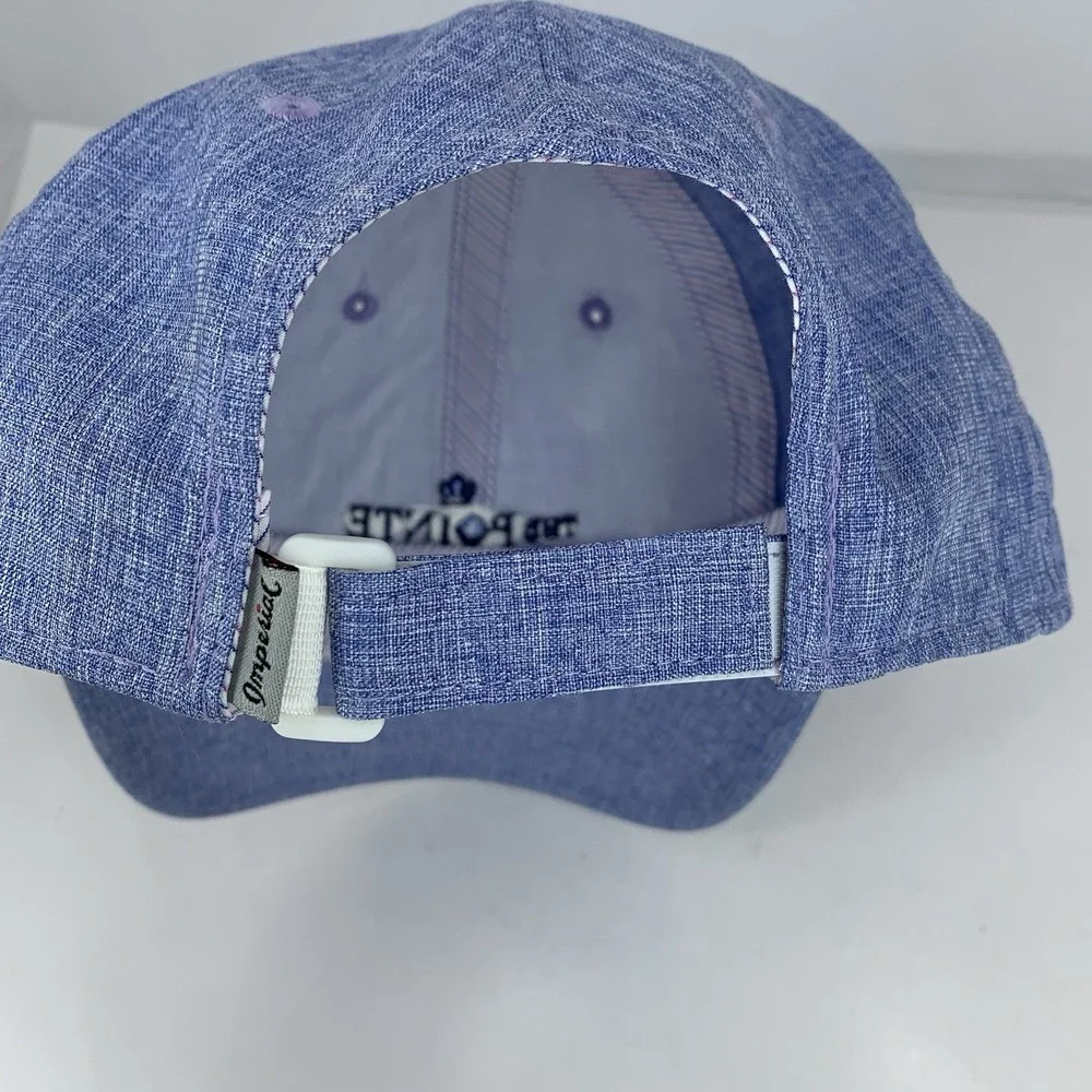 The Pointe Branson Hat Light Blue OSFA Adjustable Golf Imperial Baseball Cap